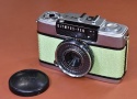【リメイクカメラ】OLYMPUS PEN EE-3 モルト交換済 【Olympus D.Zuiko 28/3.5 レンズ搭載】