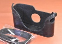 LUXE CASE Black ストラップ付【LEICA M6、MP用】