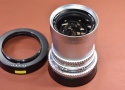 【委 託 品】HASSELBLAD C Distagon 50mm F4 Silver 【純正メタルフード付】