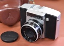 【希 少】PENTINA  Carl Zeiss Jena Tessar 50/2.8 ゼブラ付 【純正ケース付】
