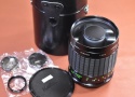 Kalimar MC MIRROR 500mm F8 純正フィルター3枚、ケース付 【M42マウントレンズ】