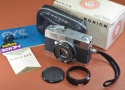 【コレクション向け】KONICA EYE モルト交換済 元箱付一式 【KONICA HEXANON 30/1.9 レンズ搭載】※キレイな物をお探しの方必見!!自信ありの逸品!!