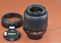 AF-S DX NIKKOR 18-55mm F3.5-5.6G VR 純正フードHB-45付【キレイな物をお探しの方必見!!自信ありの逸品!!】