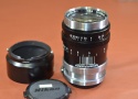 Nippon Kogaku NIKKOR-P・C 10.5cm F2.5 純正メタルフード付【Nikon Sマウントレンズ】