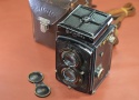 Rolleiflex Standard 純正ケース付【Carl Zeiss Jena Tessar 7.5cm F3.8 レンズ搭載】