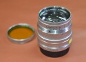 LEICA Summarit 5cm F1.5 feet表記 XOOSHイエローフィルター付 【74万台1949年製】※キレイな物をお探しの方必見!!自信ありの逸品!!