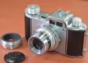 【希 少】AKARETTE II Schneider-Kreuznach Radionar 50/3.5付 【特注AKTマウント→LEICA Lマウント変換アダプター付】