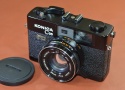 KONICA C35 FD Black【KONICA HEXANON 38/1.8レンズ搭載】※キレイな物をお探しの方必見!!自信ありの逸品!!