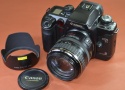 Canon EOS 55 Black EF28-105/3.5-4.5 USM付 【純正フードWE-63付】