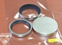 【希 少】CONTAX METAL CAP K-34 Silver  30.5mm 1A MC Filter、TVS II METAL HOOD Silver付【TVS、TVS II、T3等用】