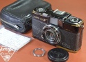 【希 少】OLYMPUS-PEN W 整備済 純正フィルター、ケース付 【Olympus E.Zuiko-W 25/2.8レンズ搭載】