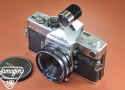 【希 少】minolta SR-7 Silver W.ROKKOR-QH 21/4付 モルト交換済【純正ファインダー付】※キレイな物をお探しの方必見!!自信ありの逸品!!