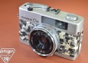 【リメイクカメラ】KONICA C35 flash matic Silver 【KONICA HEXANON 38/2.8 レンズ搭載】