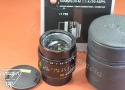 【コレクション向け】LEICA SUMMILUX-M 50mm F1.4 ASPH.Black 6bit 元箱付一式 【キレイな物をお探しの方必見!!自信ありの逸品!!】