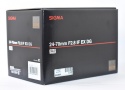 【新品未使用】 SIGMA 24-70mm F2.8 IF EX DG HSM 【元箱付一式 SONY Aマウントレンズ】