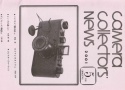 【絶版書籍】CAMERA COLLECTORS NEWS 【2001年5月号 通巻287号】