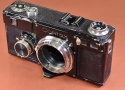 【希 少】ZEISS IKON Contax I型 【通称:ブラックコンタックス 希少なスローシャッターなし最初期モデル】