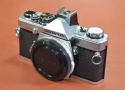 OLYMPUS OM-2N Silver モルト交換済【純正アクセサリーシュー4型付】