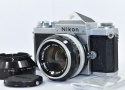 【希 少】 Nikon F アイレベル 赤点マーク入り 659万台 NIKKOR-S Auto 50/1.4付 【整備済 販売当時のオリジナル元箱他一式付】