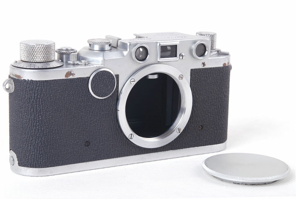【美品】 Leica/ライカ IIc L39マウント シルバーボディー