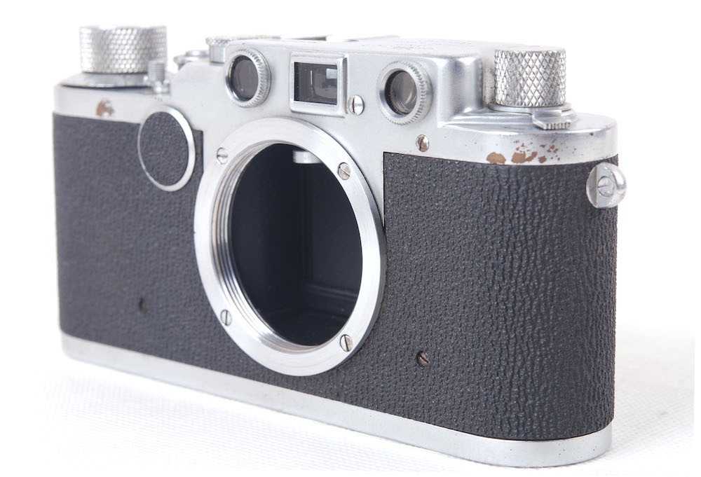 【美品】 Leica/ライカ IIc L39マウント シルバーボディー