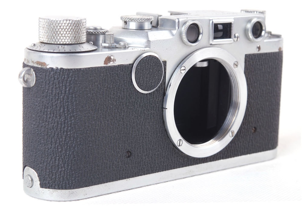 【美品】 Leica/ライカ IIc L39マウント シルバーボディー