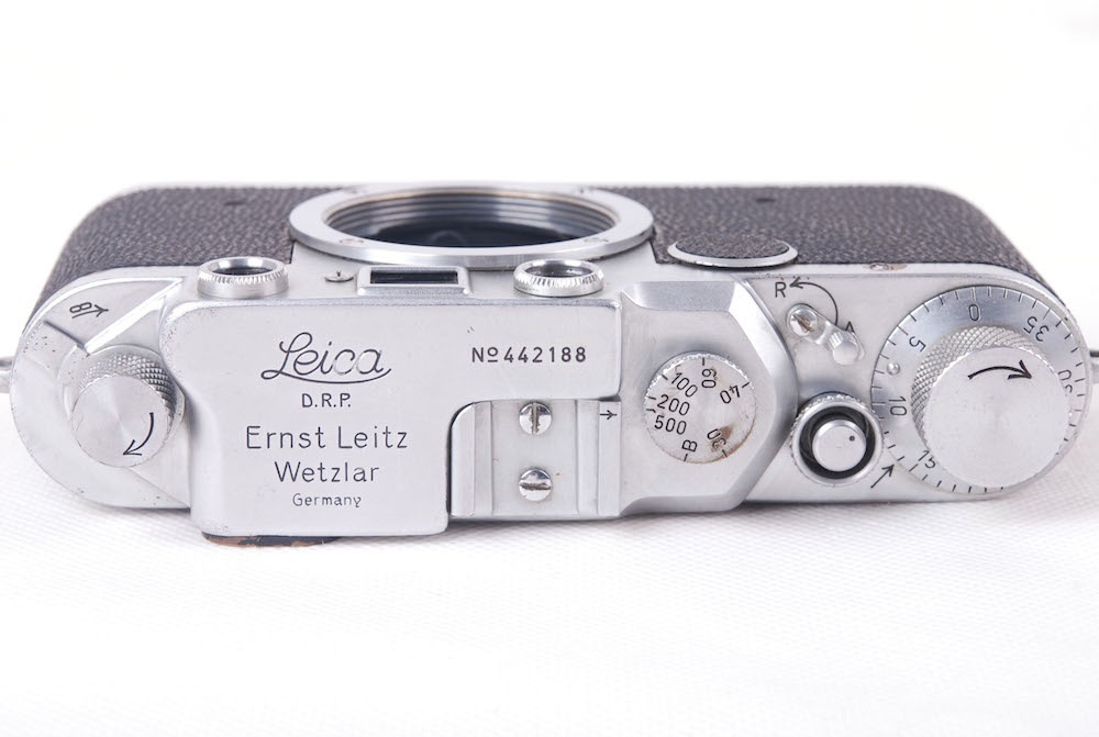 【美品】 Leica/ライカ IIc L39マウント シルバーボディー