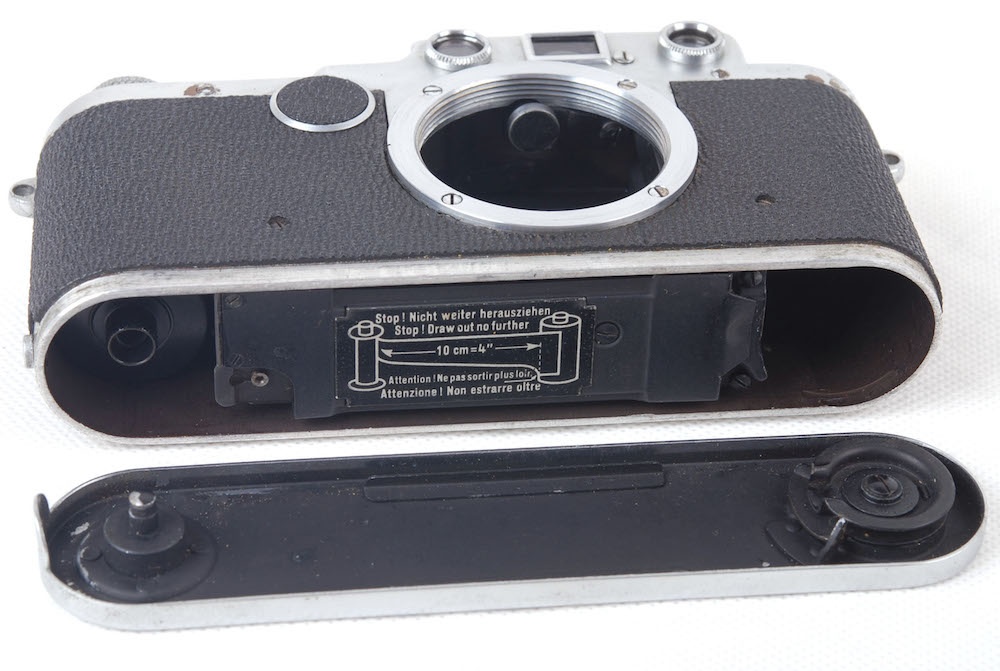 【美品】 Leica/ライカ IIc L39マウント シルバーボディー