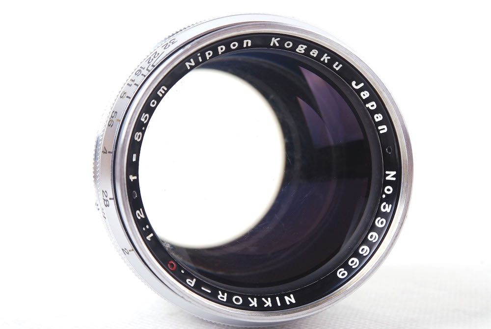 【美品】Nikon/ニコン NIKKOR-P.C 85/2 LTM Nippon Kogaku/日本光学 ライカL39マウント レンズ