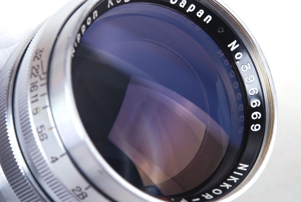 【美品】Nikon/ニコン NIKKOR-P.C 85/2 LTM Nippon Kogaku/日本光学 ライカL39マウント レンズ