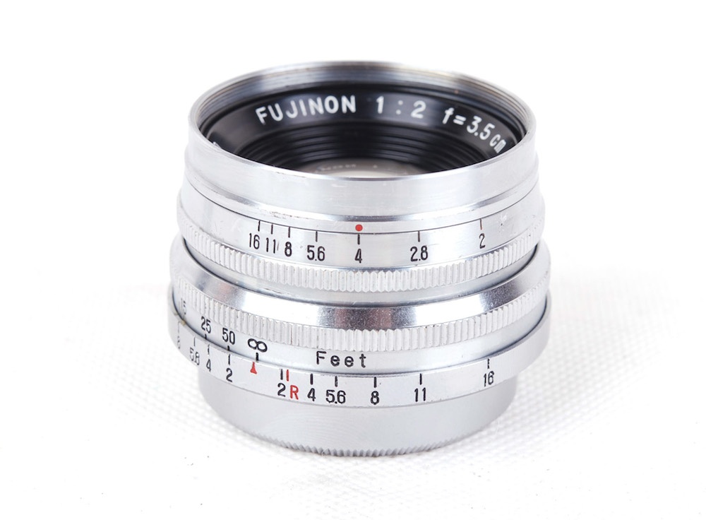 【美品】Fujinon/富士フィルム 35/2 LTM Leica/ライカ L39マウント シルバー レンズ