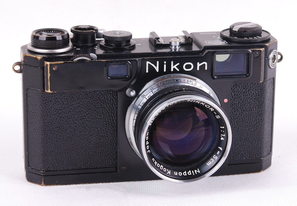 【美品】NIKON/ニコン S2 + Nikkor-S 50/1.4レンズ 初期 ブラックペイント