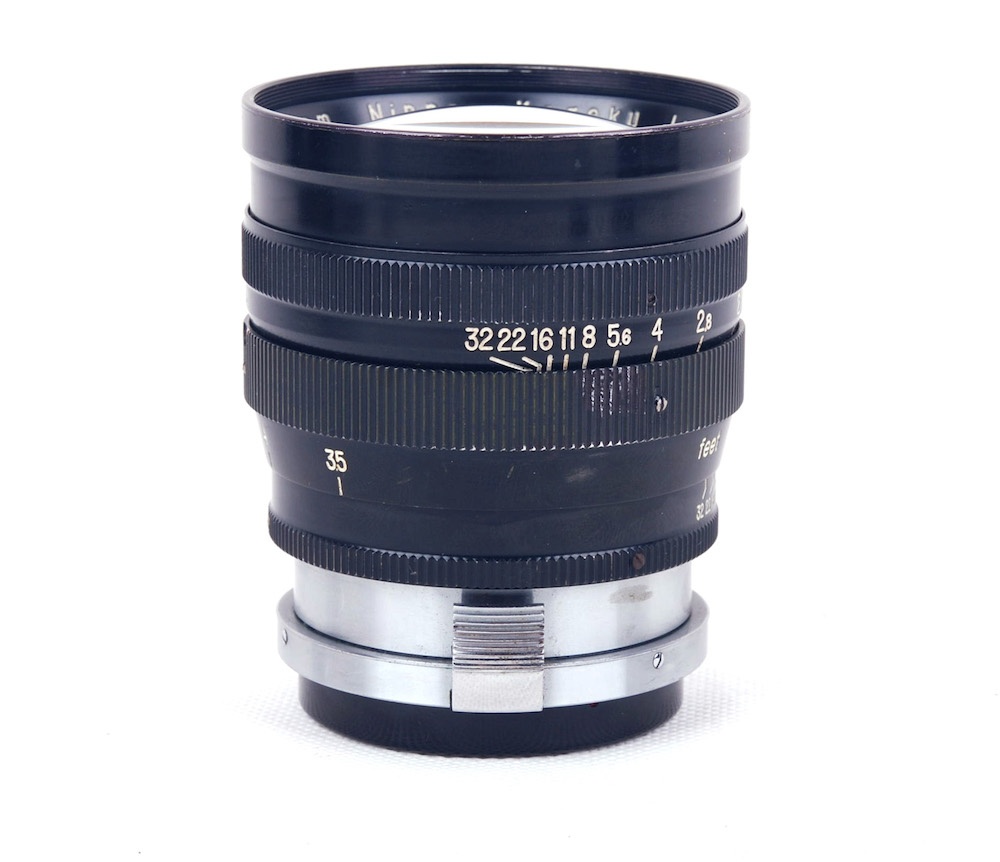 【美品】Nikon/ニコンNippon Kogaku/日本光学 Nikkor-S.C 85/1.5 ブラックペイント RF Sマウント