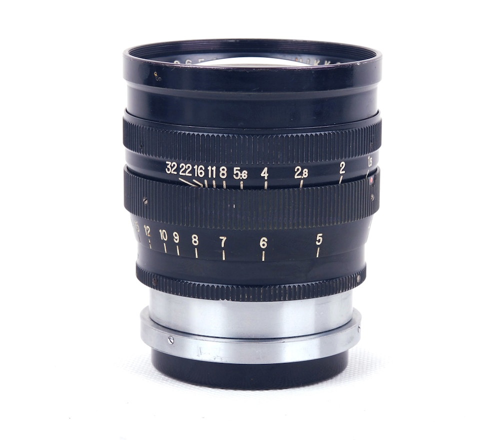 【美品】Nikon/ニコンNippon Kogaku/日本光学 Nikkor-S.C 85/1.5 ブラックペイント RF Sマウント