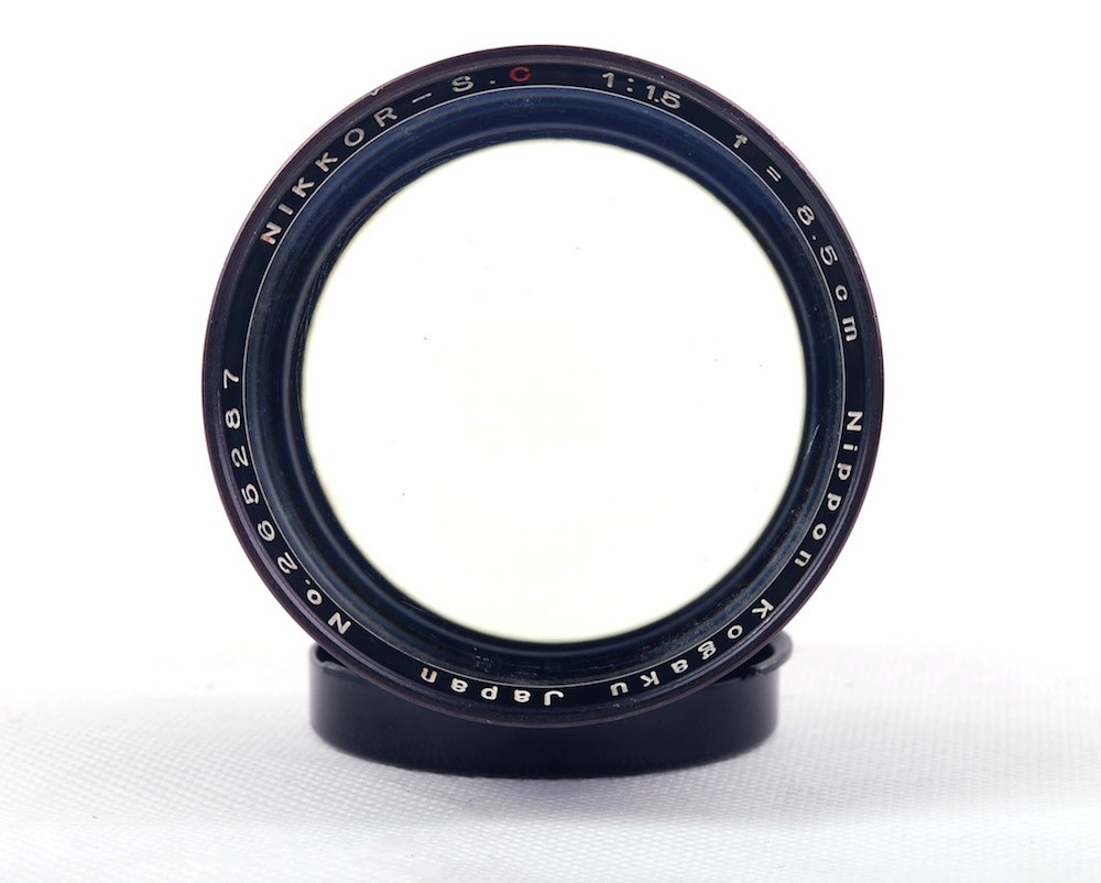 【美品】Nikon/ニコンNippon Kogaku/日本光学 Nikkor-S.C 85/1.5 ブラックペイント RF Sマウント