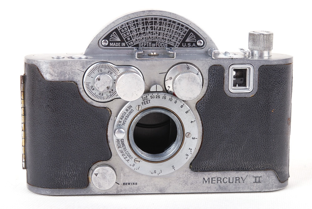 【並品】MERCURY II/マーキュリー II Model CX ハーフサイズカメラ UNIVERSAL TRICOR 35/2.7レンズ付