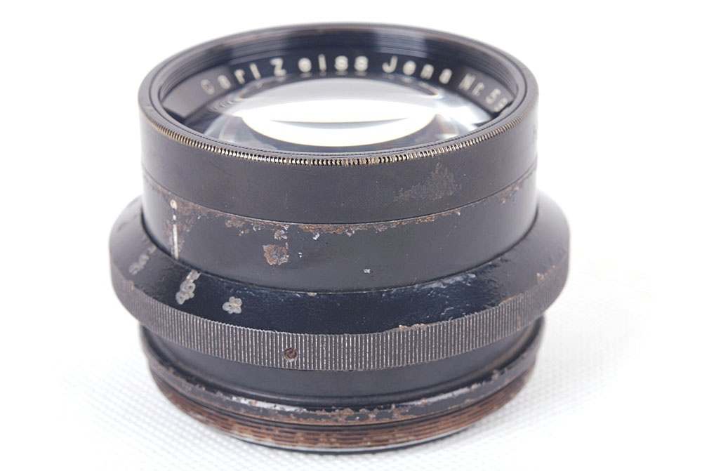 【並品】カール・ツァイス/Carl Zeiss Jena Tessar 210/4.5 大判レンズ