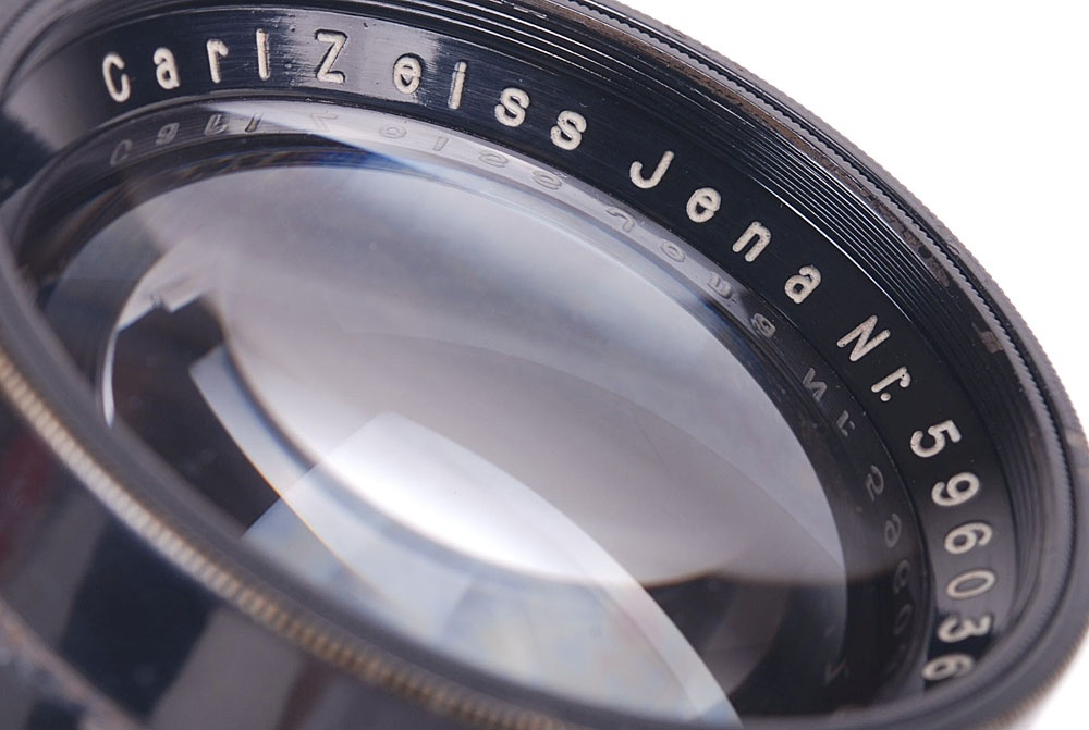 【並品】カール・ツァイス/Carl Zeiss Jena Tessar 210/4.5 大判レンズ