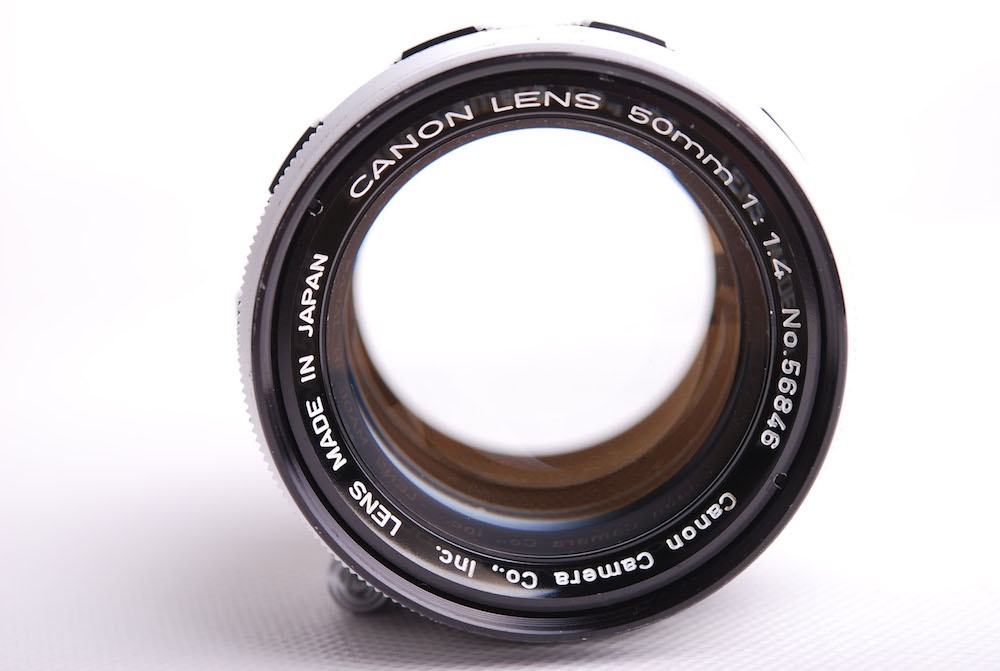 【美品】Canon/キャノン 7 50/1.4 LTM Leica L39 ライカマウントレンズ付