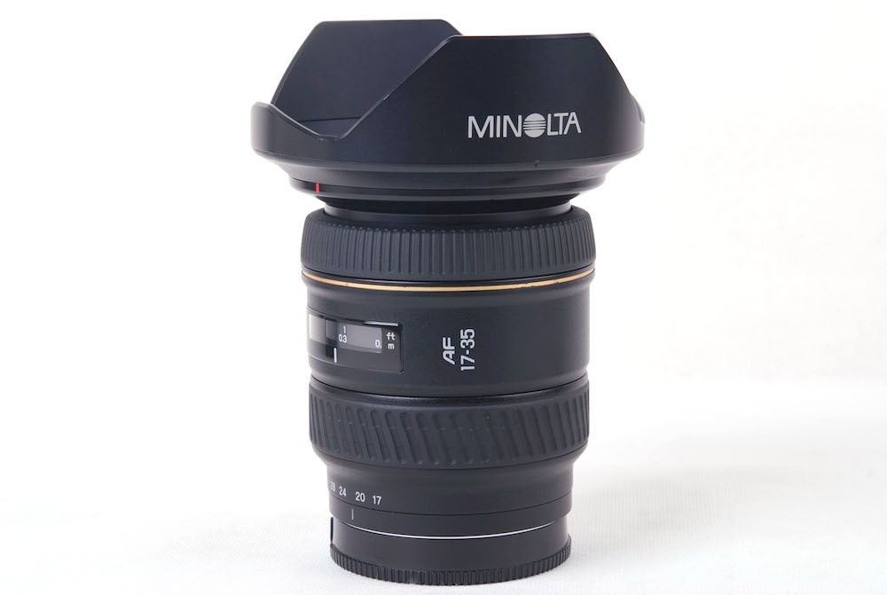 【美品】Minolta/ミノルタ AF ZOOM 17-35/3.5 (22)レンズ 、フード付