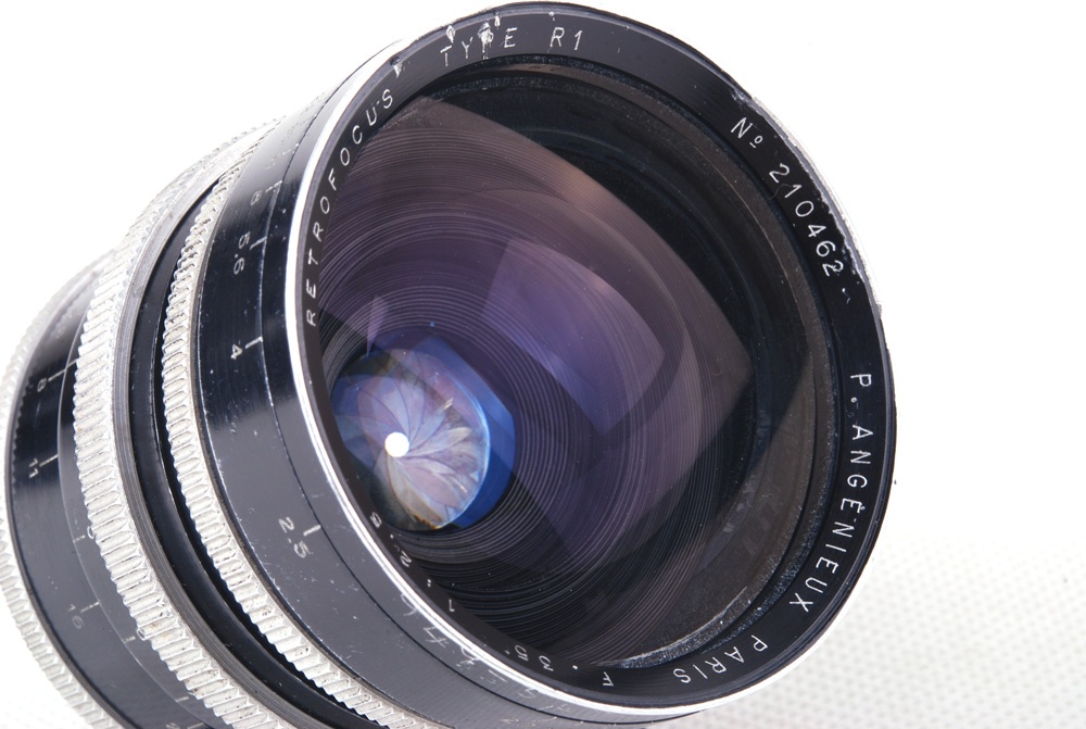 【良品】P.ANGENIEUX/アンジェニュー PARIS 35/2.5 RETROFOCUS TYPE R1レンズ EXA口