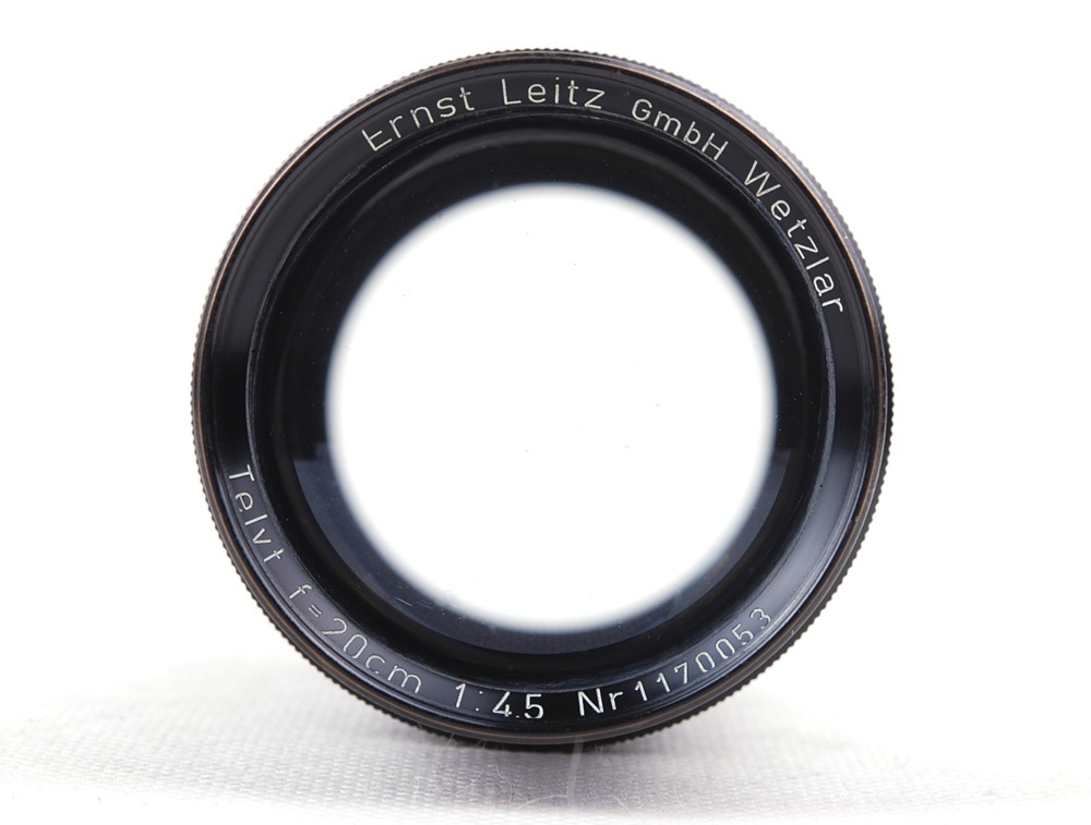 【並品】激安leicaライカ telyt 200mm f4.5 20cm ブラックペイント L39マウント