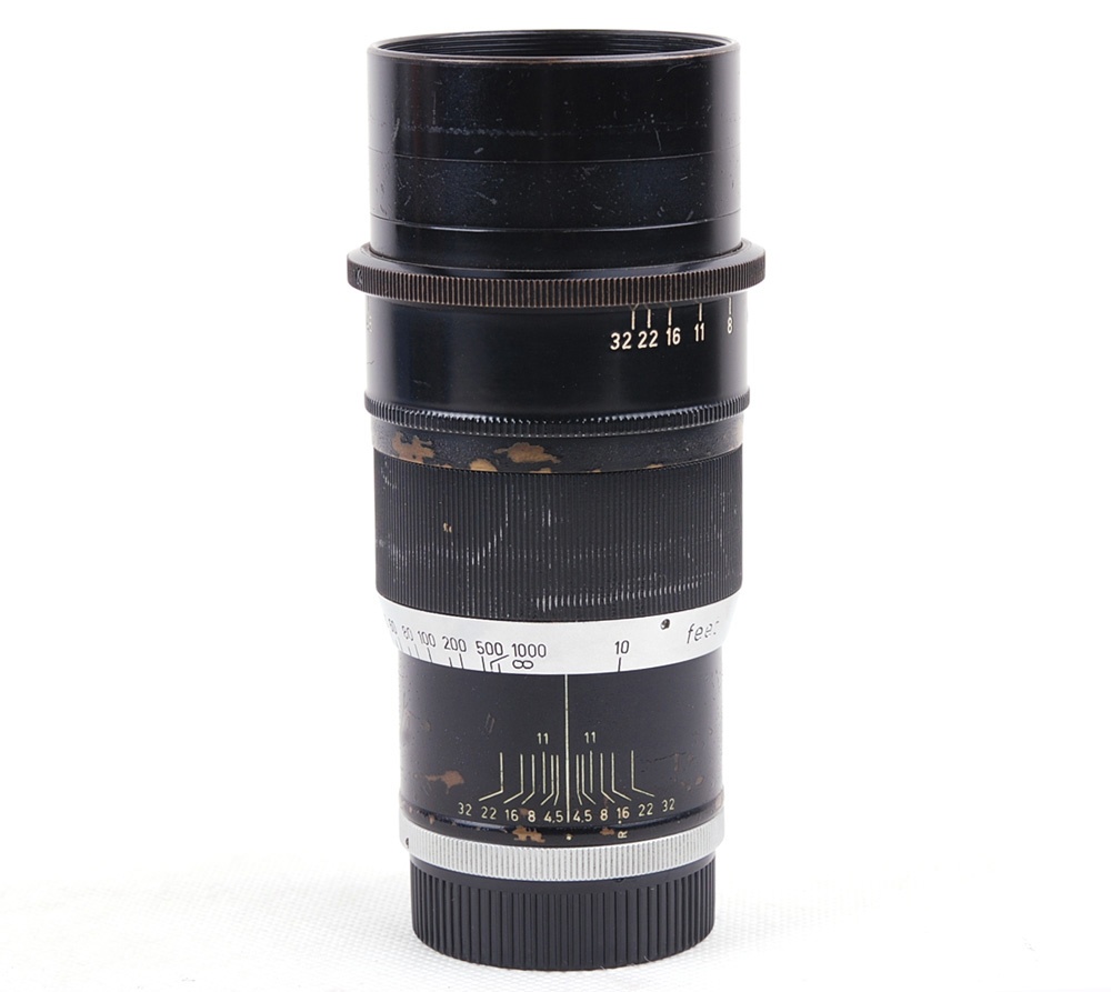 【並品】激安leicaライカ telyt 200mm f4.5 20cm ブラックペイント L39マウント