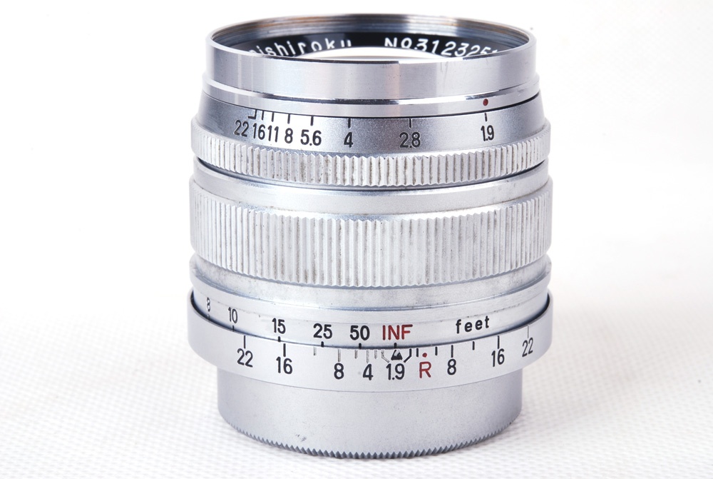 【良品】コニカKonica Konishiroku Hexanon 50mm f1.9 LTM L39マウント