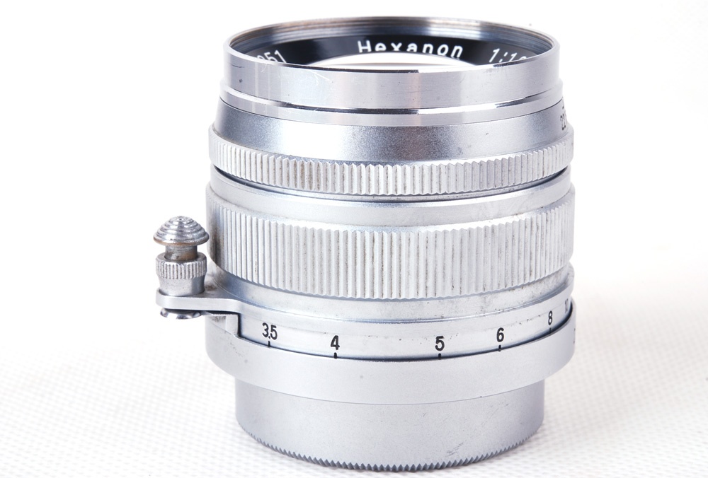 【良品】コニカKonica Konishiroku Hexanon 50mm f1.9 LTM L39マウント