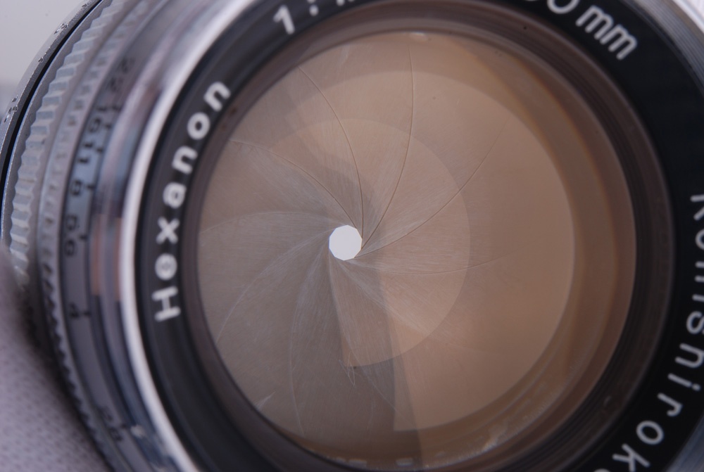 【良品】コニカKonica Konishiroku Hexanon 50mm f1.9 LTM L39マウント