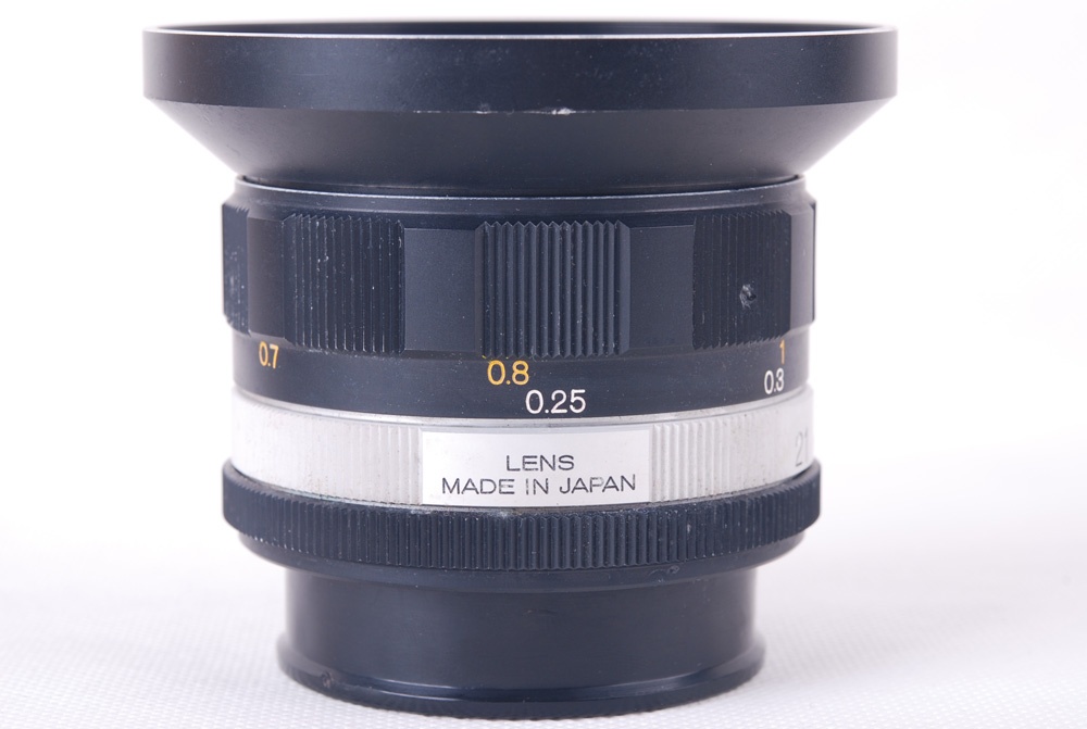 【並品】KONICAコニカ HEXANON AR 21mm f4 ARマウント フード付