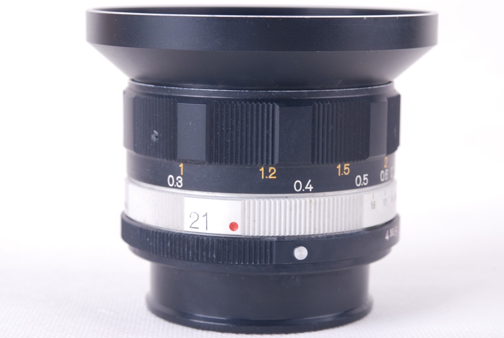 【並品】KONICAコニカ HEXANON AR 21mm f4 ARマウント フード付