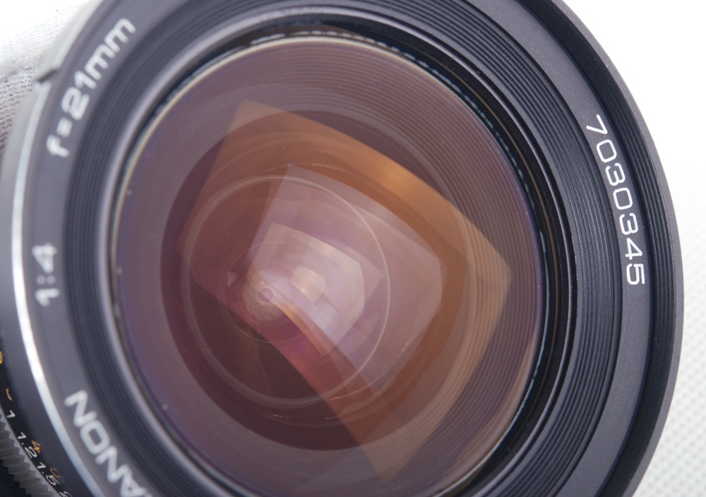 【並品】KONICAコニカ HEXANON AR 21mm f4 ARマウント フード付