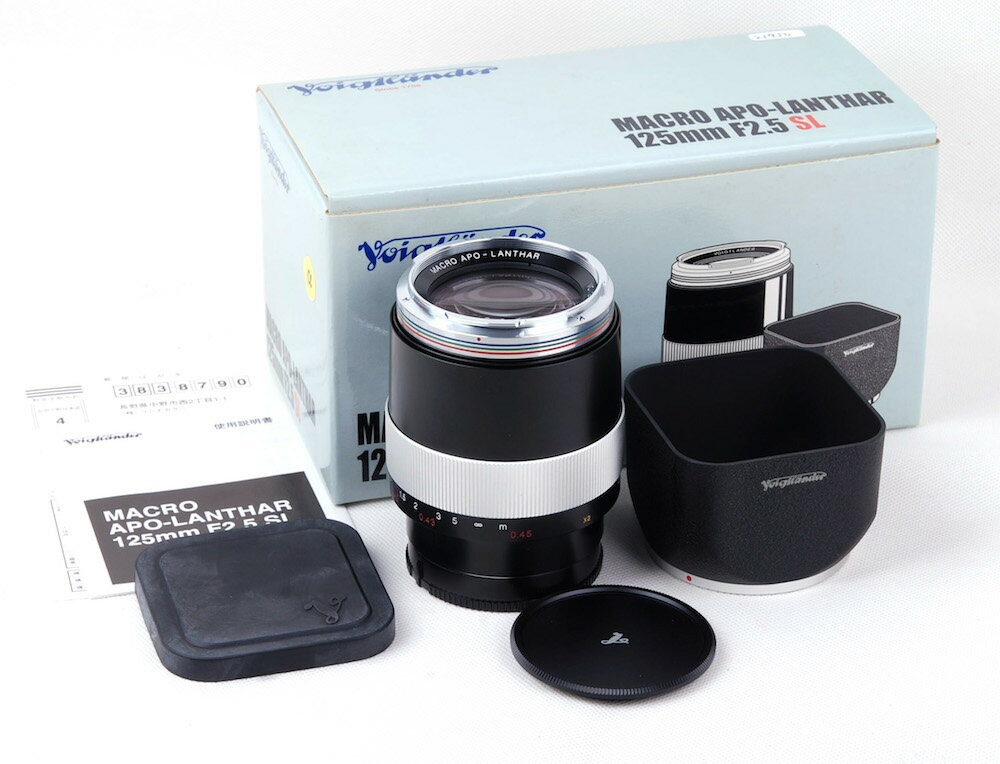 【新同品】Voigtlander/フォクトレンダー APO-Lanthar 125mm F2.5 SL Macro/マクロ レンズ ミノルタ/ソニーAマウント